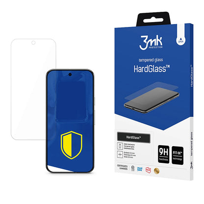 3MK HardGlass Skjermbeskyttelse for Google Pixel 10 Pro / 10, Herdet Glass, Full Lim