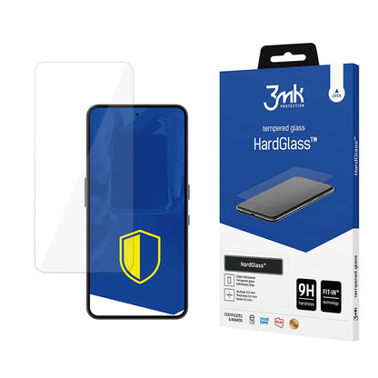Skjermbeskytter 3MK HardGlass for Nothing Phone (3a) Lite, Herdet Glass, Full Lim