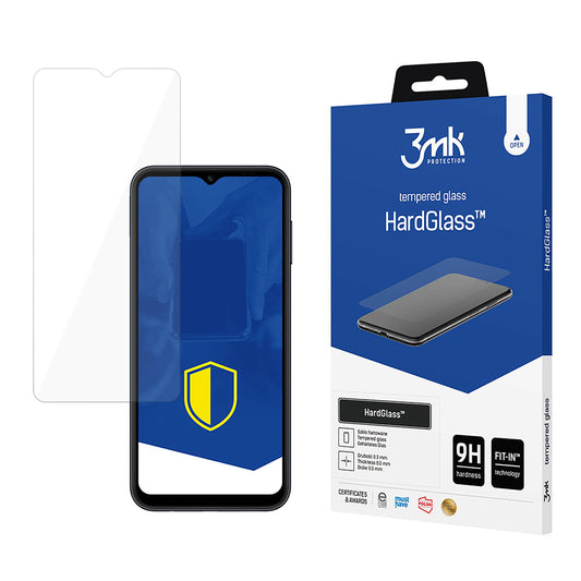 Skjermbeskytter 3MK HardGlass for Samsung Galaxy A14 A145 / A14 5G A146, Herdet Glass, Full Lim