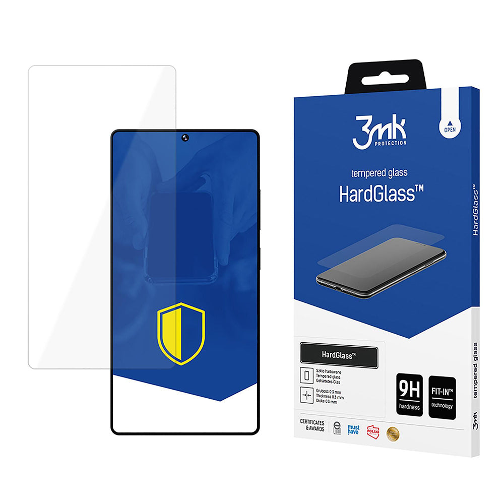 3MK HardGlass Skjermbeskyttelse for Samsung Galaxy S25 Ultra S938, Herdet Glass, Full Lim