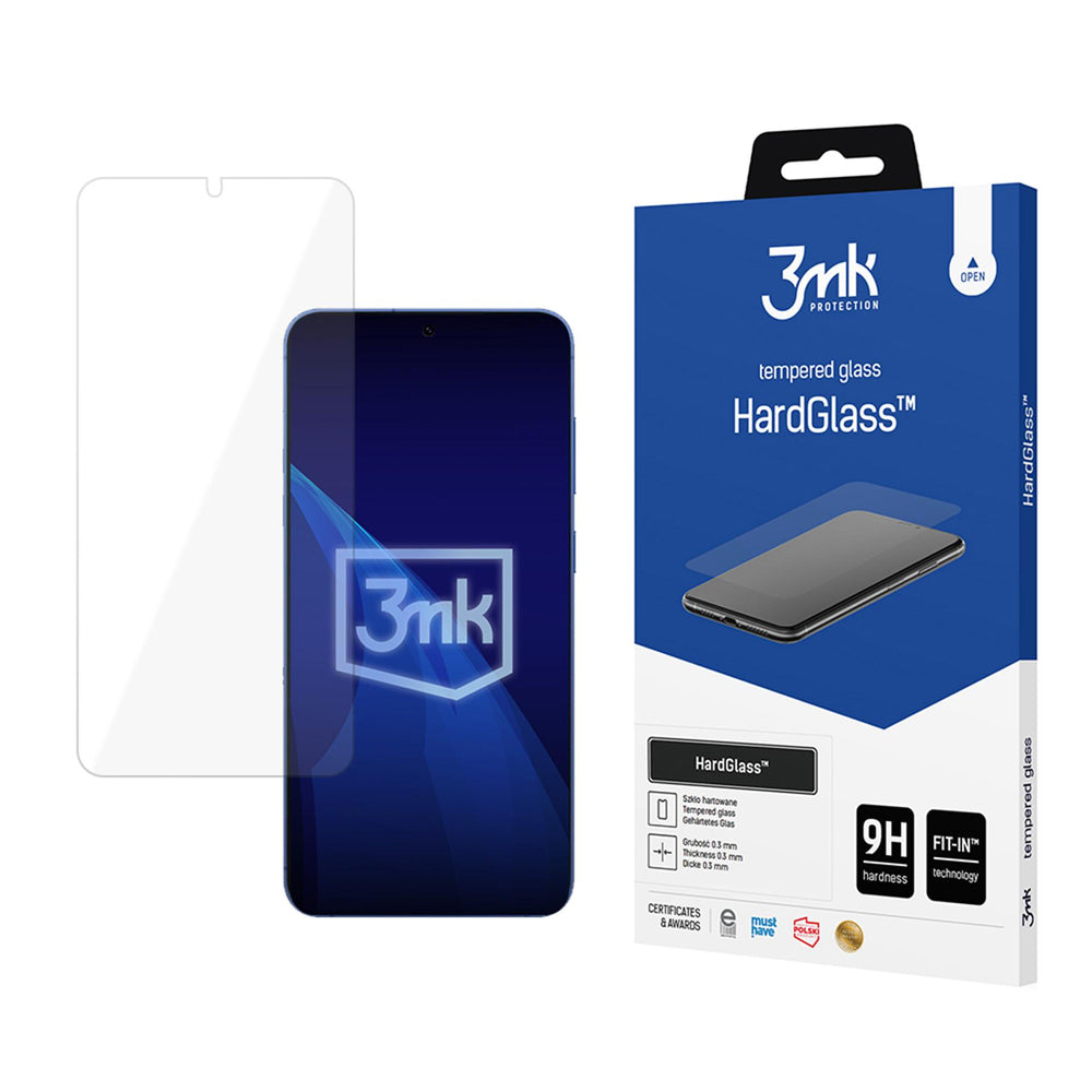 Skjermbeskytter 3MK HardGlass for Samsung Galaxy S26 Plus S947, Herdet Glass, Full Lim
