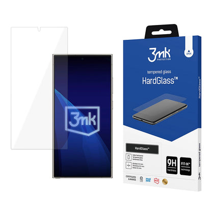 Skjermbeskytter 3MK HardGlass for Samsung Galaxy S26 Ultra S948, Herdet Glass, Full Lim