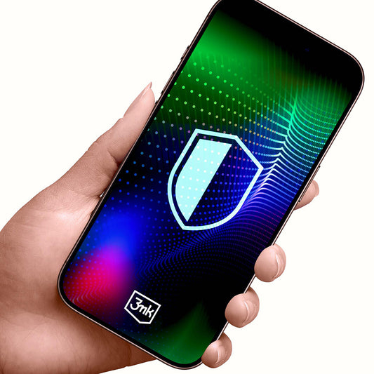 Skjermbeskytter 3MK Hardy Ultra for Apple iPhone 17 Pro Max, Herdet Glass, Full Glue, Svart