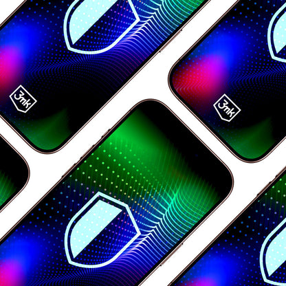 Skjermbeskytter 3MK Hardy Ultra for Apple iPhone 17 Pro Max, Herdet Glass, Full Glue, Svart