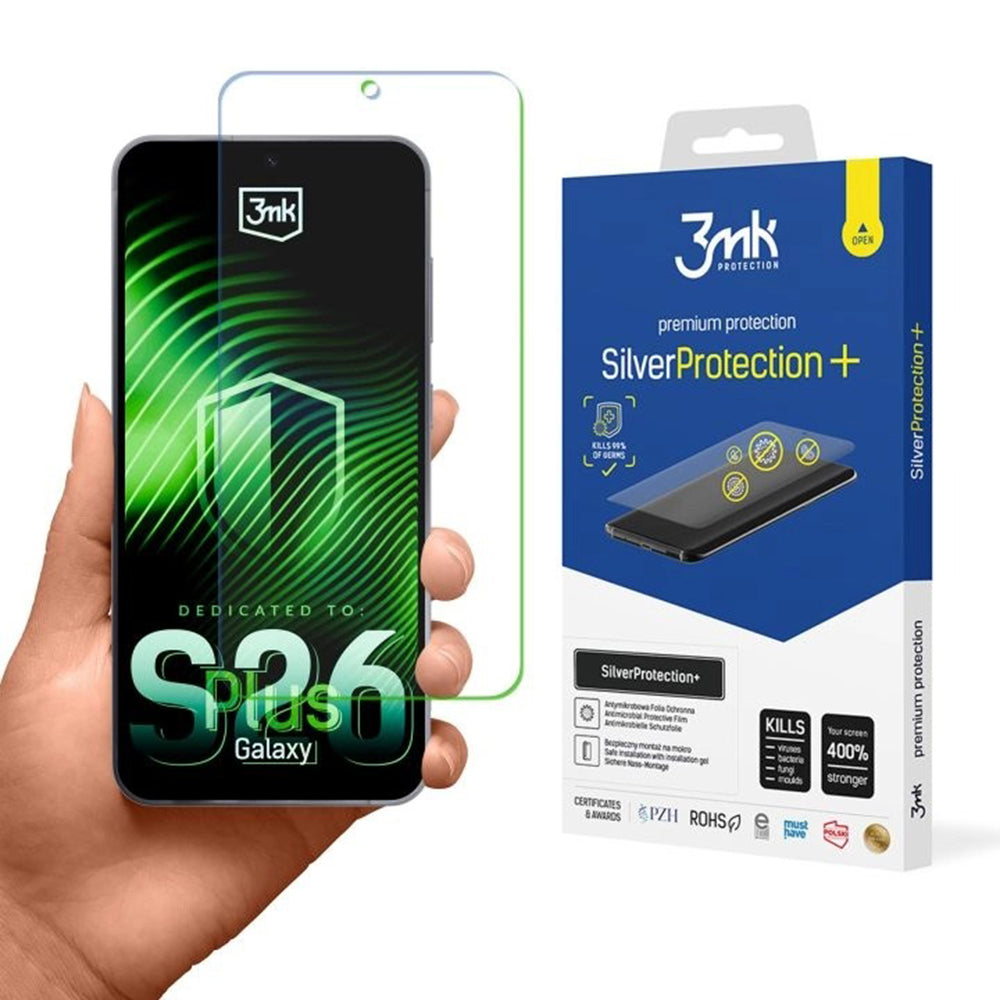 Skjermbeskyttelsesfolie 3MK Silver Protect+ for Samsung Galaxy S26 Plus S947, Plast
