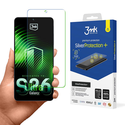Skjermbeskyttelsesfolie 3MK Silver Protect+ for Samsung Galaxy S26 Ultra S948, Plast