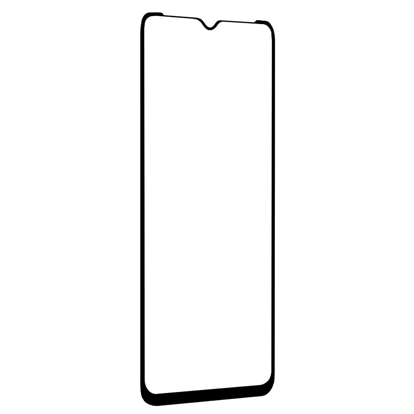 Beskyttelsesfolie Blue Shield for Samsung Galaxy A23 5G A236, Herdet Glass, Full Lim, Etuivennlig, Svart