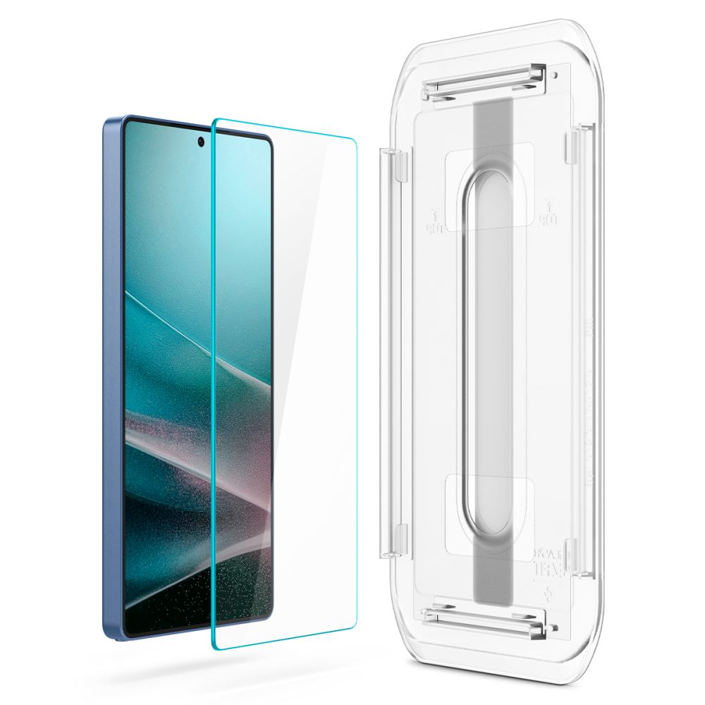 Skjermbeskytter Spigen GlastR EZ FIT HD for Samsung Galaxy S25 Ultra S938, Herdet glass, Full lim, Sett med 2 stykker AGL09082