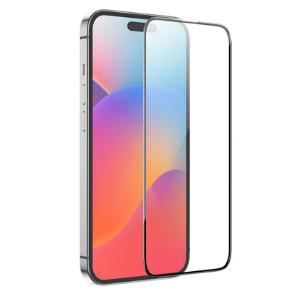 Skjermbeskytter HOCO G16 for Apple iPhone 15 Pro Max, Herdet Glass, Full Lim, 5D, Svart