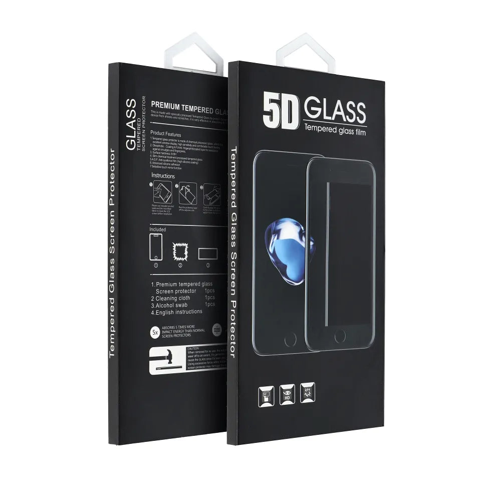 OEM skjermbeskyttelsesfilm for Honor X9c / Magic7 Lite, Herdet glass, Full lim, 5D, Svart