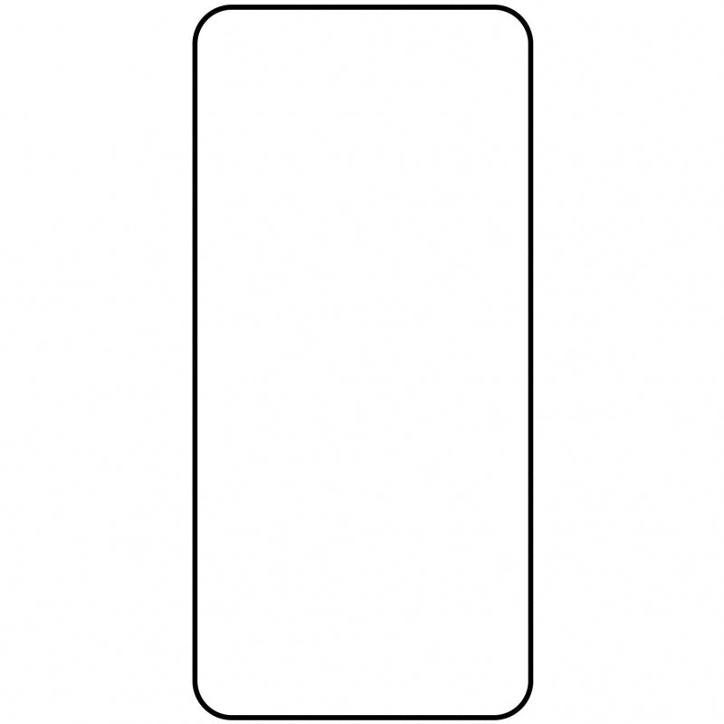 Blue Shield skjermbeskyttelse for Oppo Reno13 FS 5G / Reno13 F 4G / Reno13 F, Herdet glass, Full lim, Case Friendly, Svart