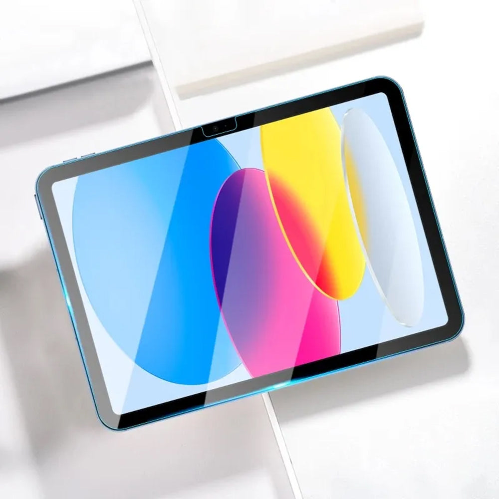 Clear Lito Classic skjermbeskyttelse for Apple iPad (2025) / (2022), Herdet glass, Full lim, 2.5D