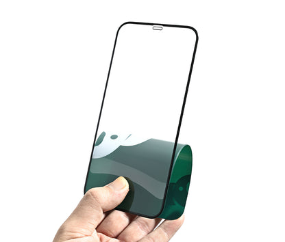 Skjermbeskyttelse Bear Super Hard for Apple iPhone 17, Herdet glass, Full lim, 3D, Svart