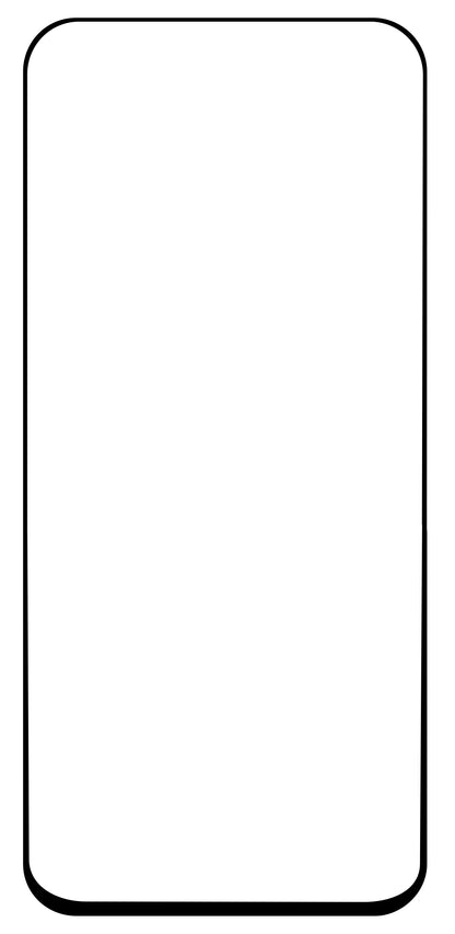 Blue Shield skjermbeskyttelse for Honor X7b 5G / 90 Smart / X7b 4G, Herdet glass, Edge Glue, Case Friendly, Svart