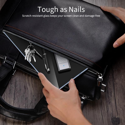 Skjermbeskytter Tech-Protect FIT+ for Samsung Galaxy Tab S10 FE+, Herdet glass, Full lim, Sett med 2 stykker, 2.5D
