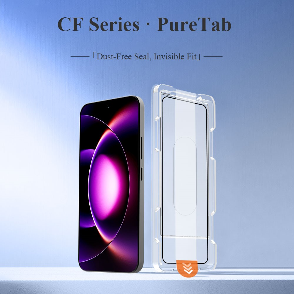 Lereach skjermbeskyttelse for Xiaomi 17T Pro, Herdet glass, Full lim, Svart