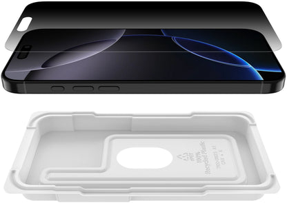 Privacy-skjermbeskytter Belkin ScreenForce InvisiGlass for Apple iPhone 16 Pro Max, Herdet glass, Full lim OVA170hq