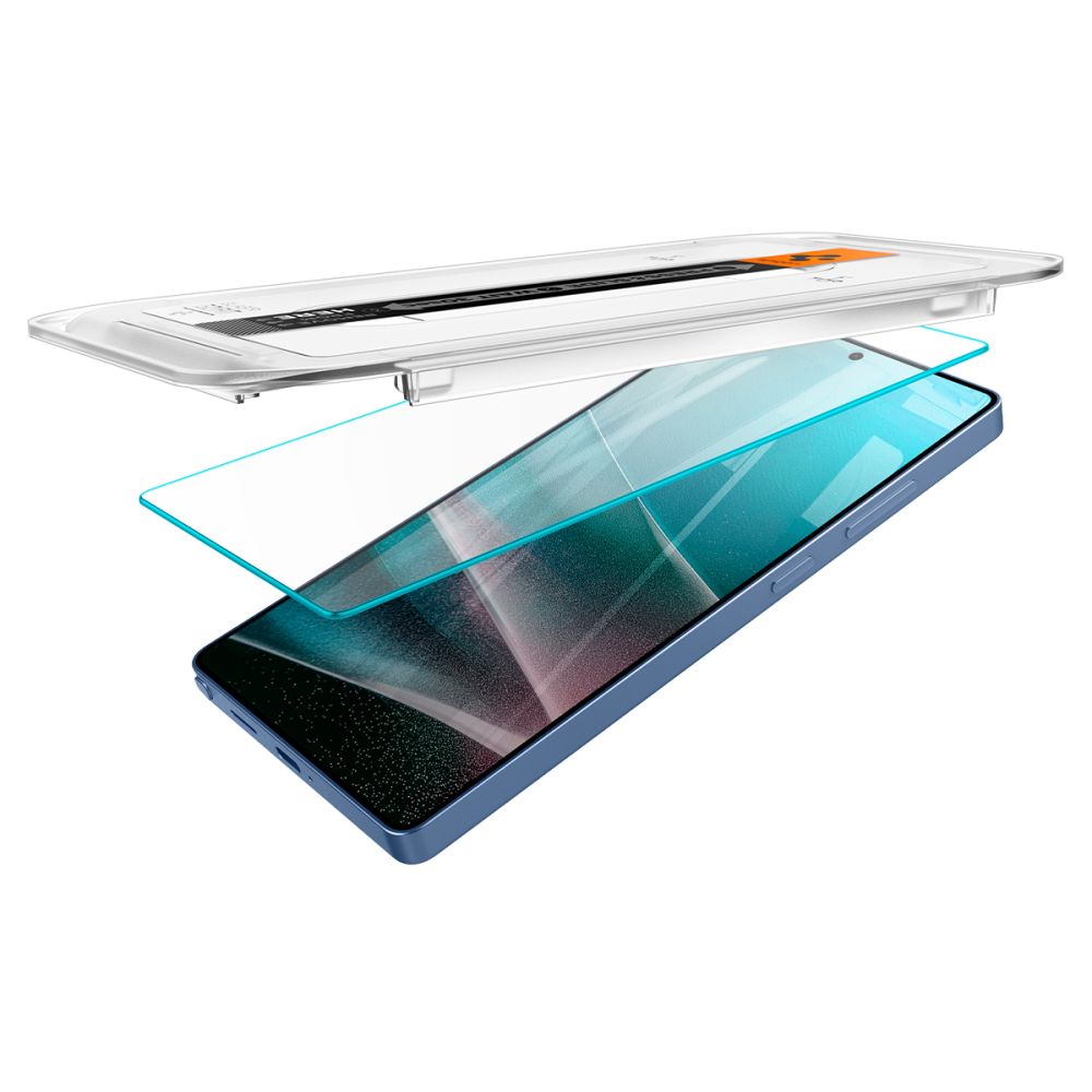 Skjermbeskytter Spigen GlastR EZ FIT HD for Samsung Galaxy S25 Ultra S938, Herdet glass, Full lim, Sett med 2 stykker AGL09082