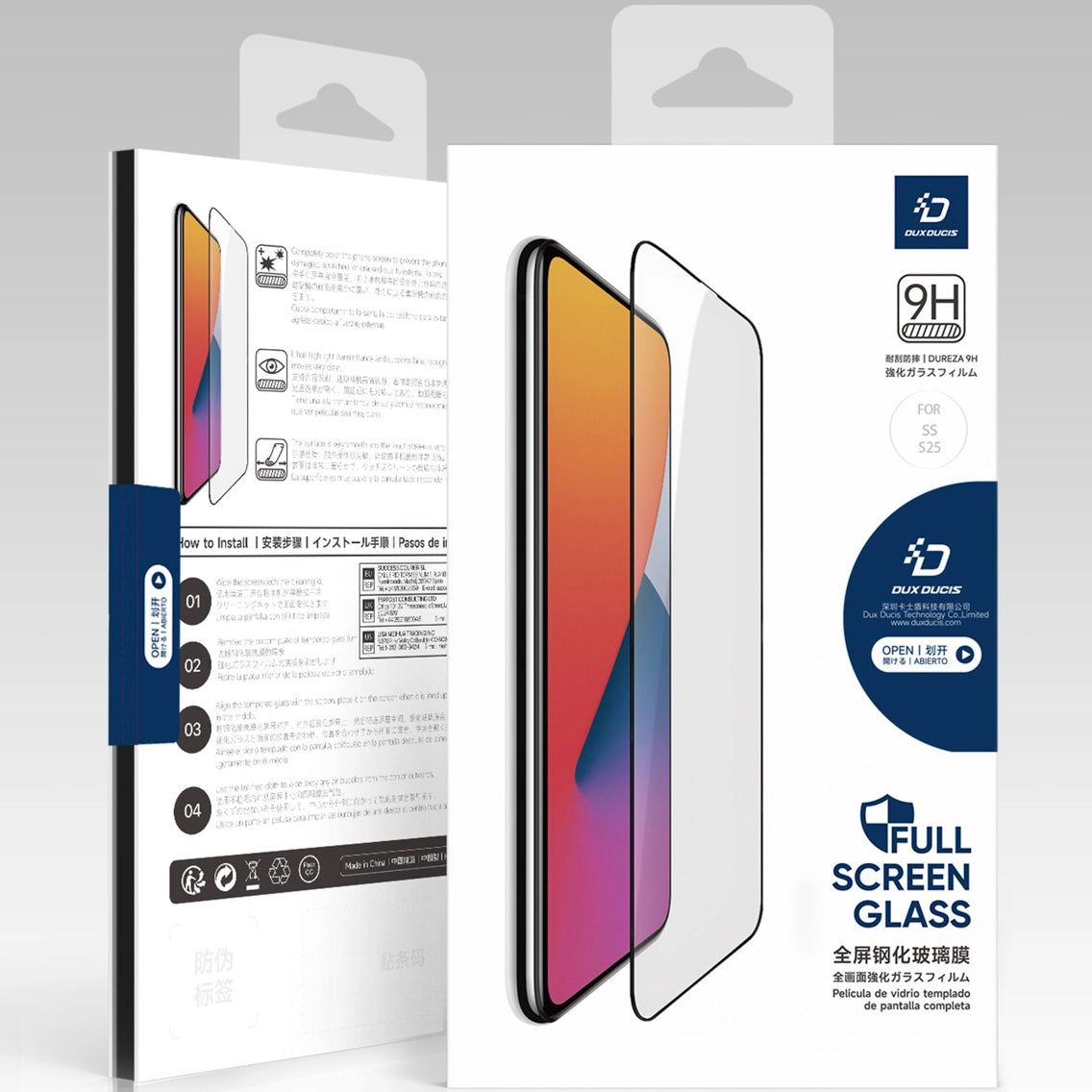 Beskyttelsesfolie Privacy Screen DUX DUCIS for Samsung Galaxy S25 S931, Herdet Glass, Edge Glue