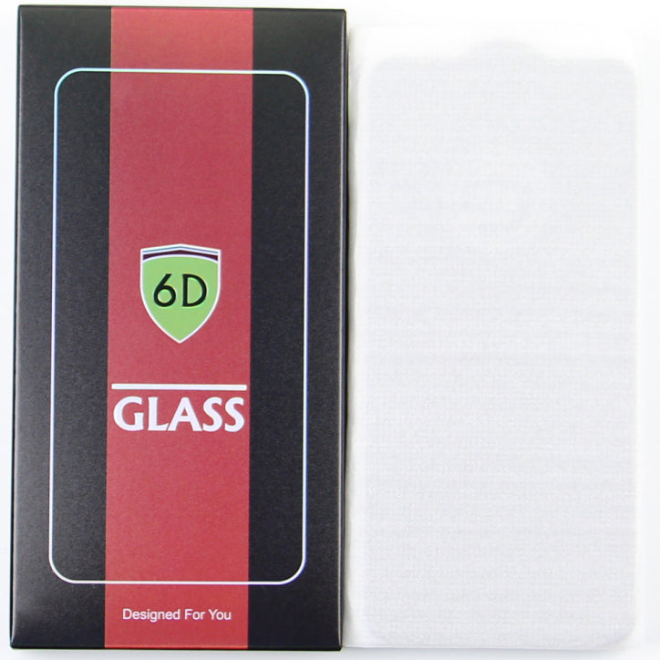 OEM skjermbeskyttelse for Apple iPhone 17e / 16e / 14 / 13 Pro, Herdet glass, Full lim, Sett med 10 stk, 6D, Svart
