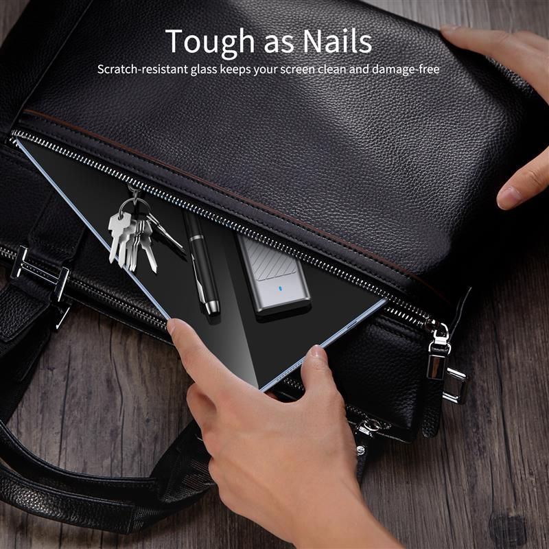 Skjermbeskytter Tech-Protect FIT+ for Samsung Galaxy Tab S11 Ultra / Tab S10 Ultra, Herdet glass, Full lim, Sett med 2 stykker, 2.5D
