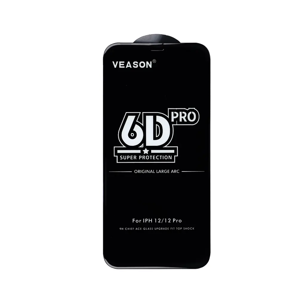 Veason PRO skjermbeskyttelsesfilm for Samsung Galaxy A56 A566 / A36 A366, Herdet glass, Full lim, 6D, Svart