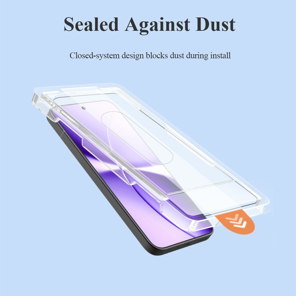 Lereach skjermbeskyttelsesfilm for Xiaomi Poco X8 Pro Max, Herdet glass, Full lim, Svart
