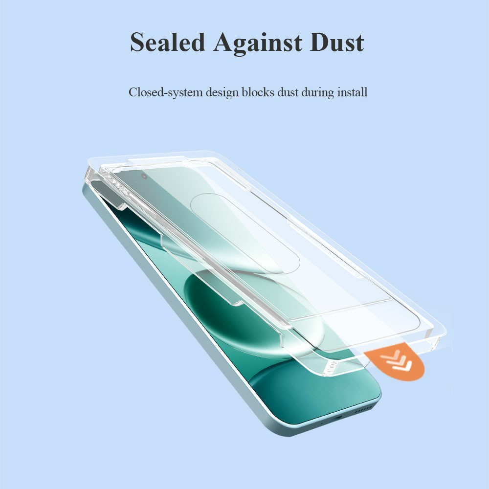 Lereach skjermbeskyttelsesfilm for Xiaomi Redmi Note 15 Pro 5G, Herdet glass, Full lim, Svart