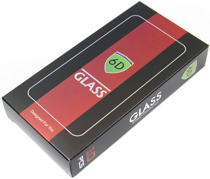 OEM skjermbeskyttelse for Apple iPhone 17e / 16e / 14 / 13 Pro, Herdet glass, Full lim, Sett med 10 stk, 6D, Svart
