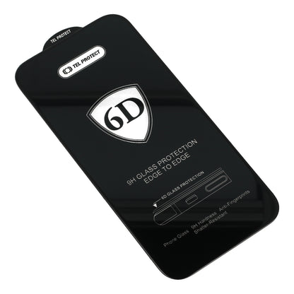 OEM skjermbeskyttelsesfilm for Samsung Galaxy S26 S942, Herdet glass, Full lim, 6D, Svart