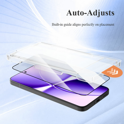 Lereach skjermbeskyttelsesfilm for Xiaomi Poco X8 Pro Max, Herdet glass, Full lim, Svart