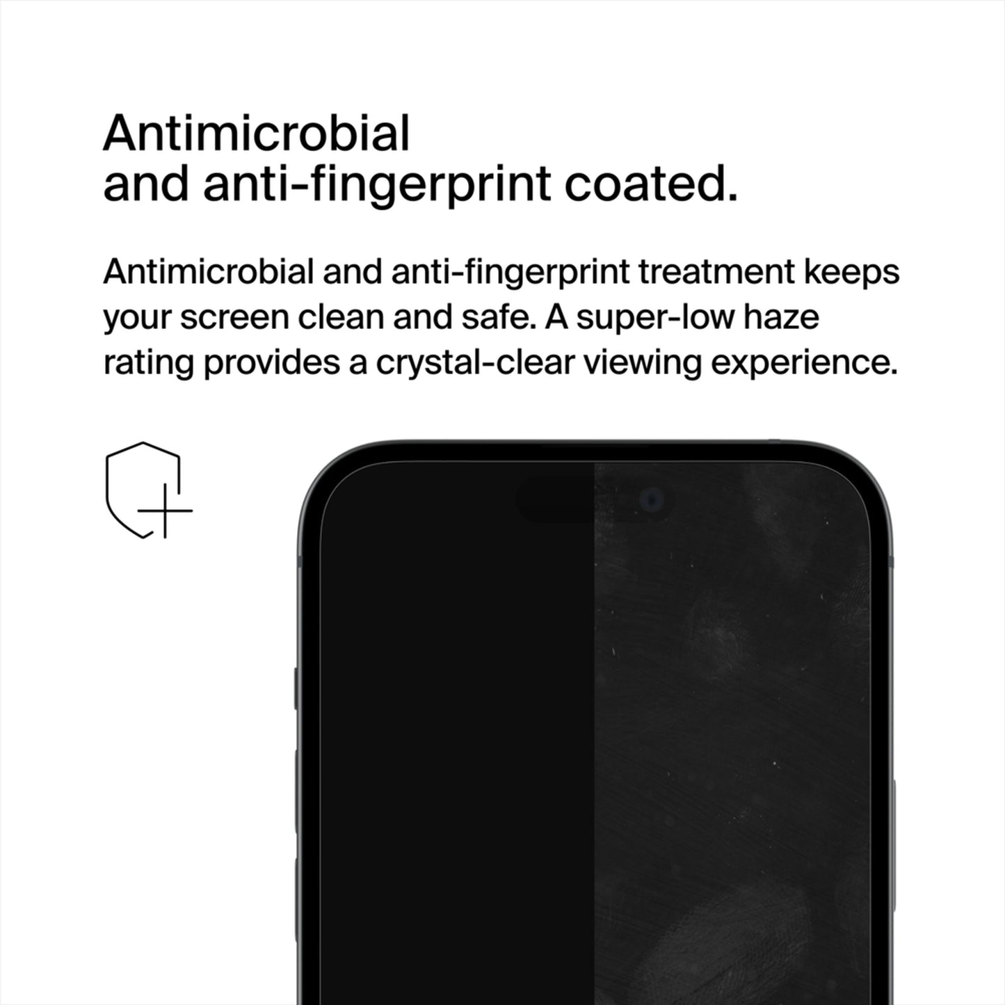 Skjermbeskyttelsesfilm Belkin ScreenForce UltraGlass 2 for Apple iPhone 15 Pro Max, Herdet glass, Full lim OVA134zz