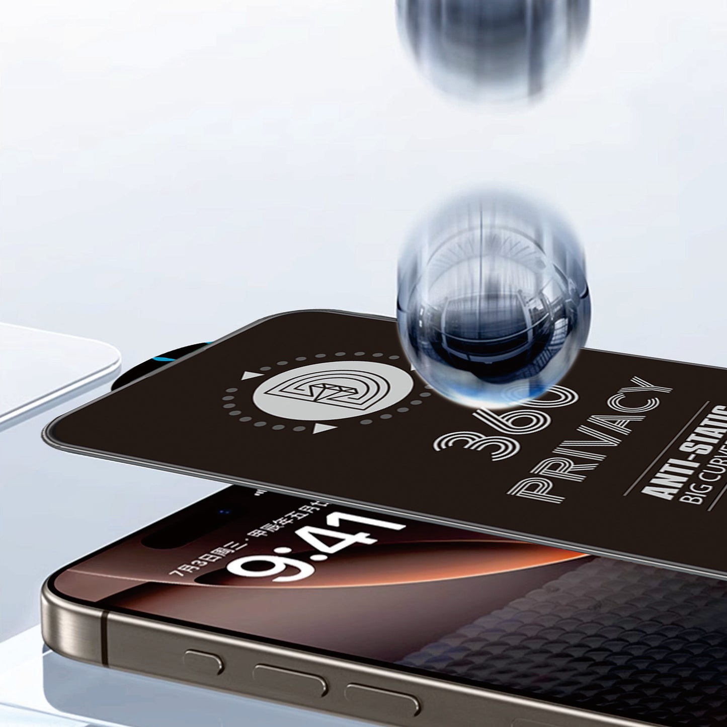 Personvernsbeskyttelsesfilm OEM 360 for Samsung Galaxy A37 5G, Herdet glass, Full lim