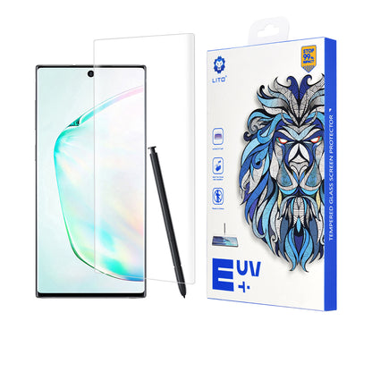 Lito skjermbeskyttelsesfilm for Samsung Galaxy Note 10+ 5G N976 / Note 10+ N975, Herdet glass, UV-lim, 3D