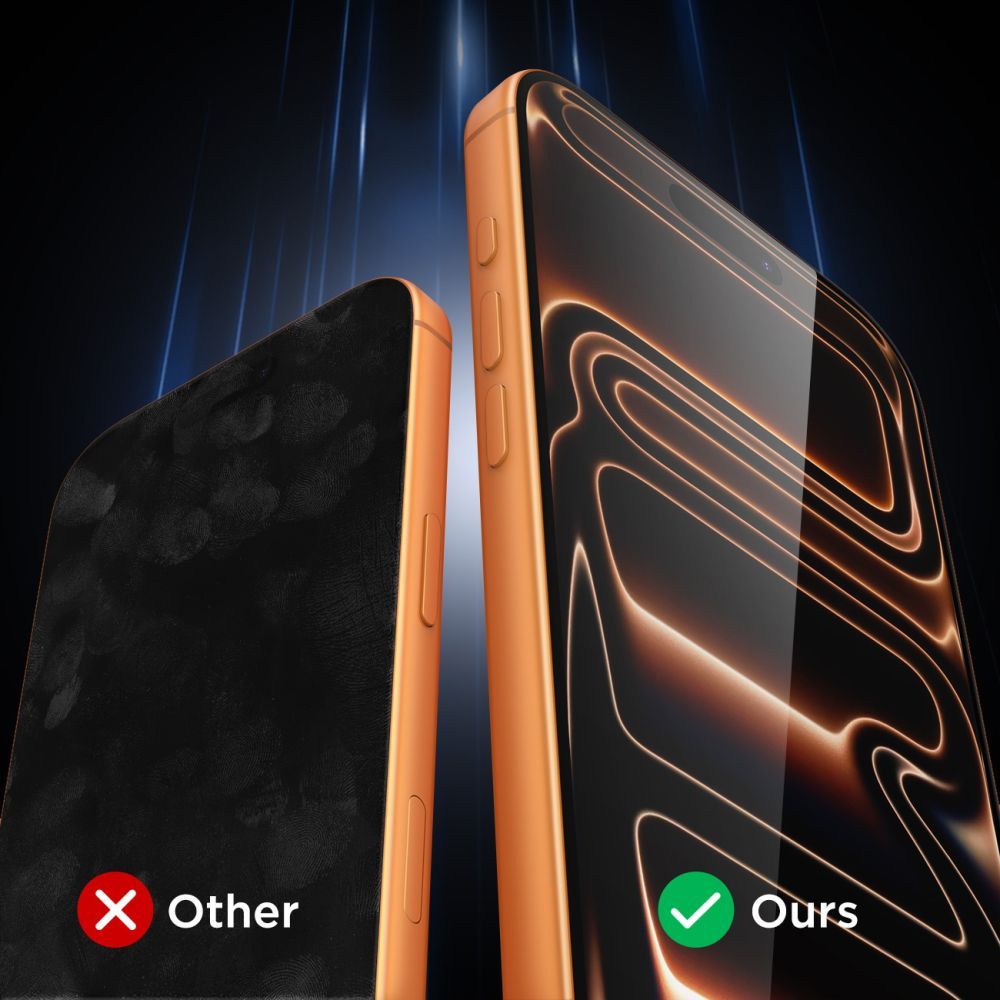 Skjermbeskyttelsesfolie Tech-Protect for Apple iPhone 17 Pro Max / 16 Pro Max, Herdet glass, Full lim, Sett med 10 stykker