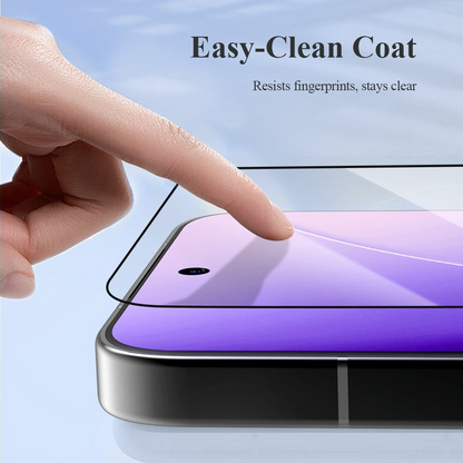 Lereach skjermbeskyttelsesfilm for Xiaomi Poco X8 Pro Max, Herdet glass, Full lim, Svart
