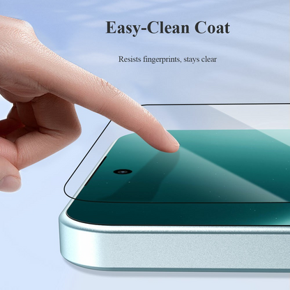 Lereach skjermbeskyttelsesfilm for Xiaomi Redmi Note 15 Pro 5G, Herdet glass, Full lim, Svart