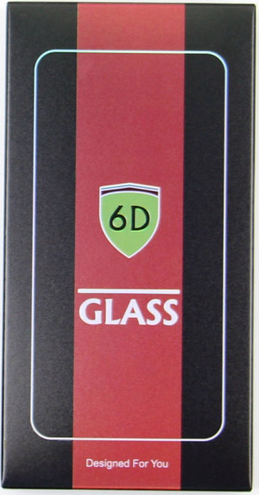 OEM skjermbeskyttelse for Apple iPhone 17e / 16e / 14 / 13 Pro, Herdet glass, Full lim, Sett med 10 stk, 6D, Svart
