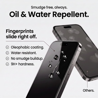 Tech-Protect OneTouch skjermbeskyttelse for Apple iPhone 18 Pro / 17 Pro, Herdet glass, Full lim, Sett med 2 stk, Transparent