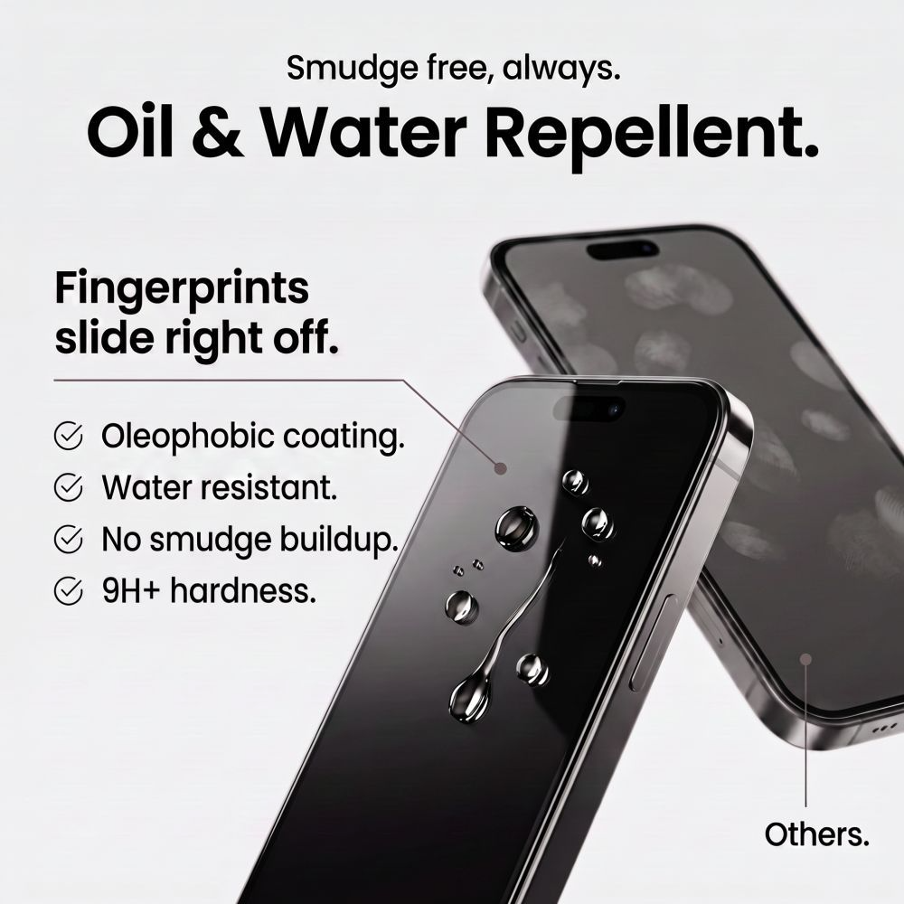 Tech-Protect OneTouch skjermbeskyttelse for Apple iPhone 18 Pro Max / 17 Pro Max, Herdet glass, Full lim, Sett med 2 stk, Transparent