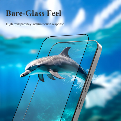 Lereach skjermbeskyttelse for Xiaomi 17T Pro, Herdet glass, Full lim, Svart