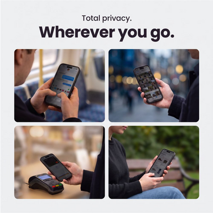 Privacy Tech-Protect OneTouch skjermbeskyttelse for Apple iPhone 18 Pro Max, Herdet glass, Full lim, Sett med 2 stk