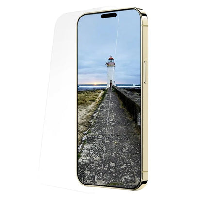 Anank 1X Forsterket Skjermbeskytter for Apple iPhone 16 Pro Max, Herdet Glass, Full Lim, 3D, Sett med 10 stk