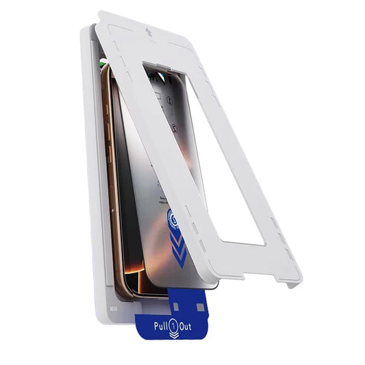 Anank 2X Forsterket Skjermbeskytter for Apple iPhone 16 Pro Max, Herdet Glass, Full Lim, 2.5D, Svart