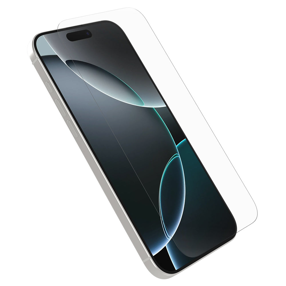 Anank skjermbeskyttelsesfilm for Apple iPhone 15 Pro, herdet glass, full lim, 3D, sett med 10 stk