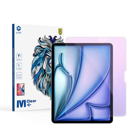 Anti Blue Light Skjermbeskyttelse Lito Classic for Apple iPad Air 13 (2026) / Pro 13 (2025), Herdet Glass, Full Lim, 2.5D