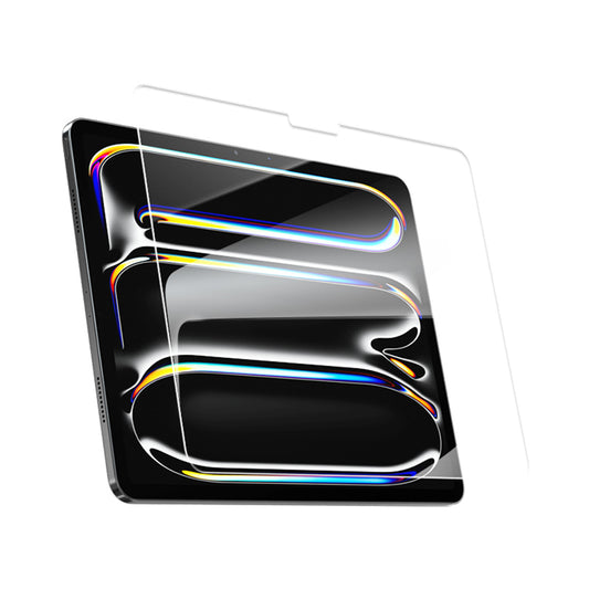 Blueo Anti-Reflective HD Skjermbeskyttelsesfilm med Applicator Pro for Apple iPad Pro 12.9 (2022), Herdet Glass, Full Lim