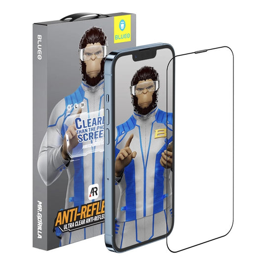 Beskyttelsesfolie Blueo Anti-Reflective HD for Apple iPhone 17 Air, Herdet Glass, Full Lim, Svart