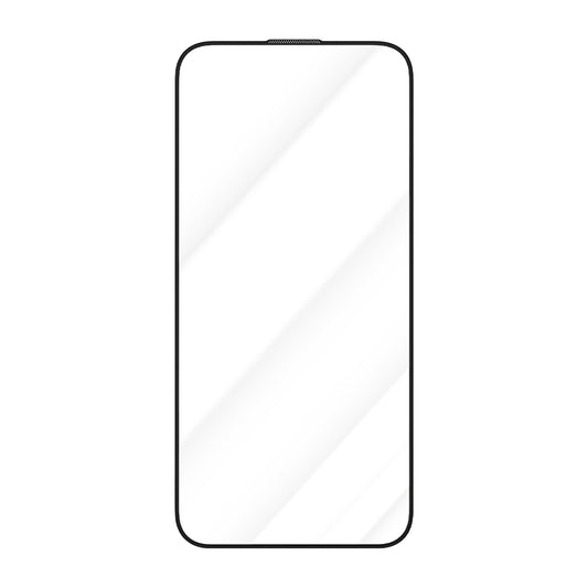 Blueo Crystal Anti-Scratch Skjermbeskyttelse for Apple iPhone 15 Pro, Herdet Glass, Full Lim, Svart