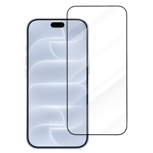 Blueo Drop Resistant Applicator Pro skjermbeskytter for Apple iPhone 18 Pro / 17 Pro / 17 / 16 Pro, herdet glass, heldekkende lim, svart